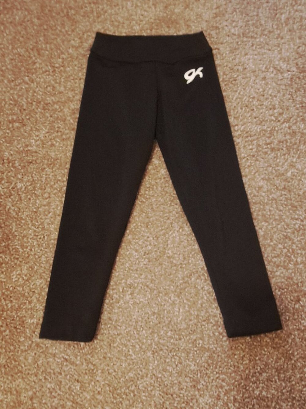 GK Girls Athletic Pants in black, size small (4/5)